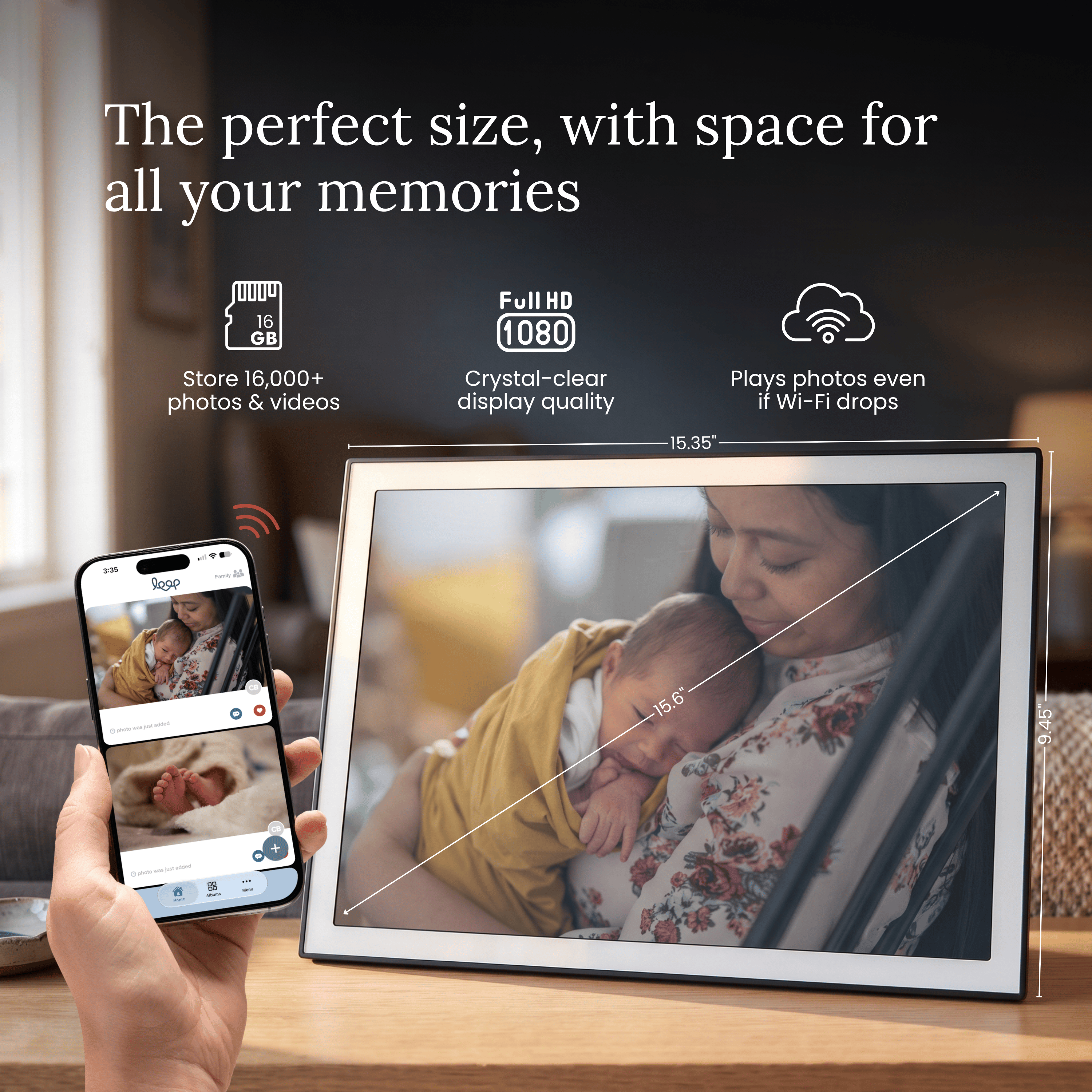 Loop Pro 15.6" Digital Frame